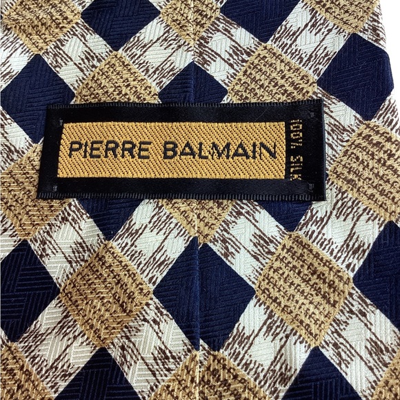 Vintage Pierre Balmain Silk Necktie. AC - Picture 2 of 9